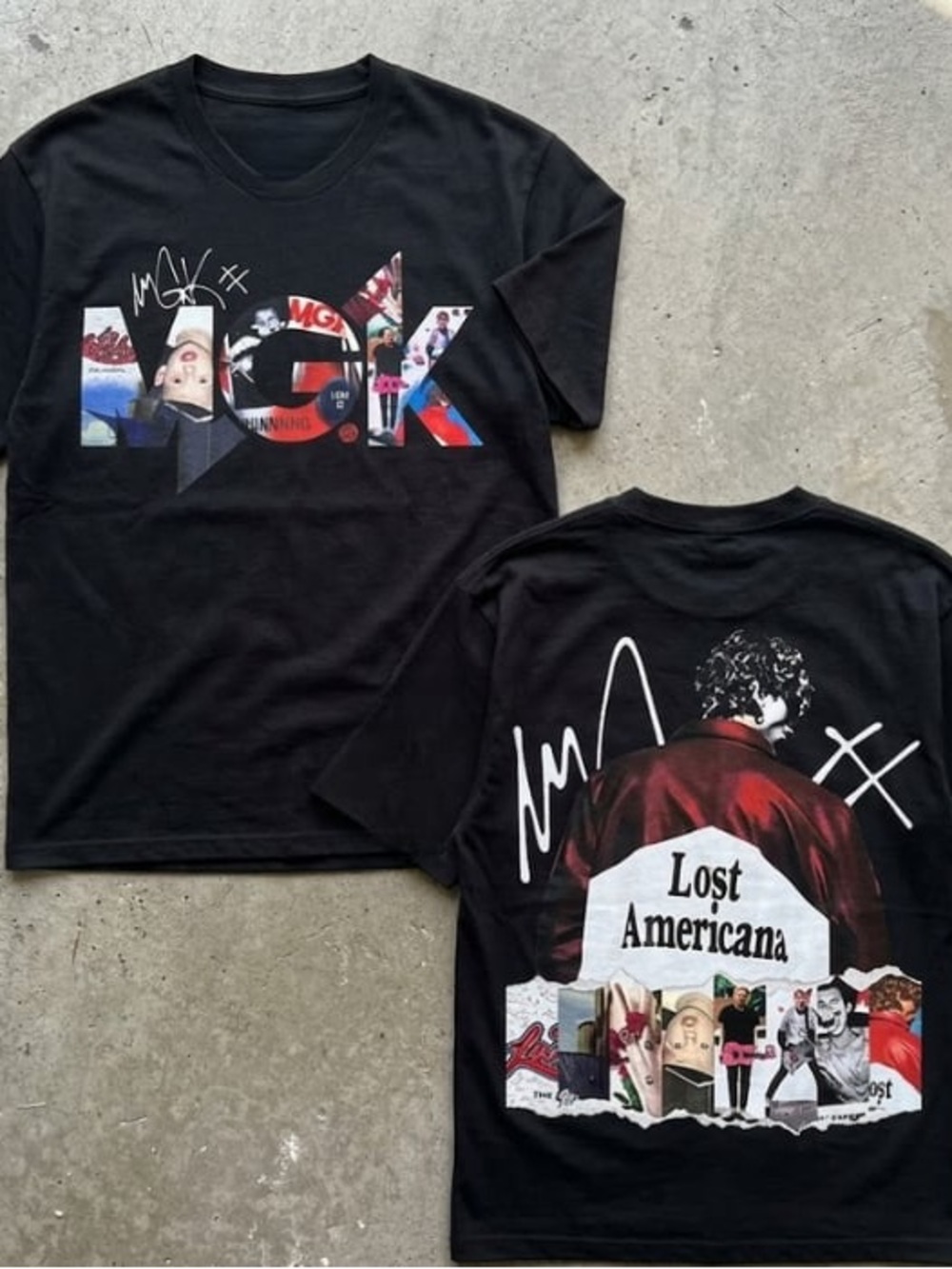 Lost Americana Short Sleeve Graphic Tee - Black